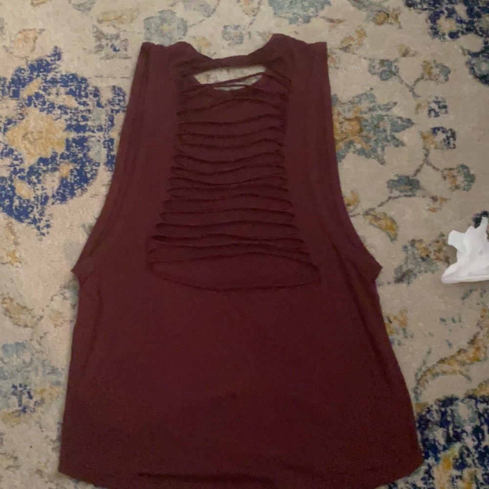 Distressed Workout Tank - Picture 2 of 3